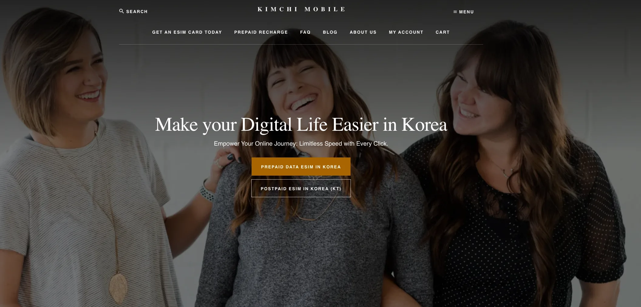 Kimchi Mobile — 외국인 선불 SIM 커머스